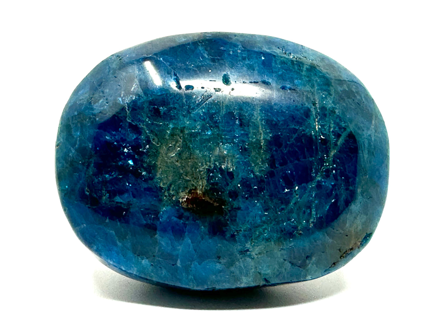 Blue Apatite Crystal Pebble 5.5cm