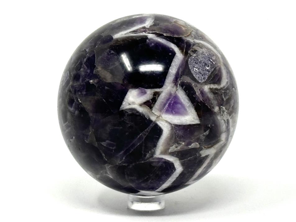 Chevron Amethyst Crystal Sphere 7.5cm