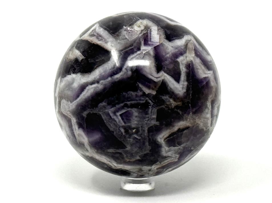 Chevron Amethyst Crystal Sphere 7.5cm