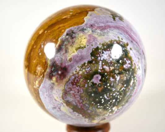 Ocean Jasper Crystal Sphere Large 9.1cm