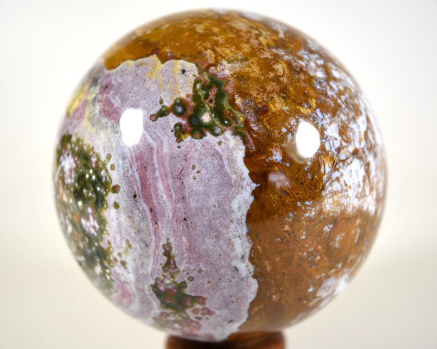 Ocean Jasper Crystal Sphere Large 9.1cm