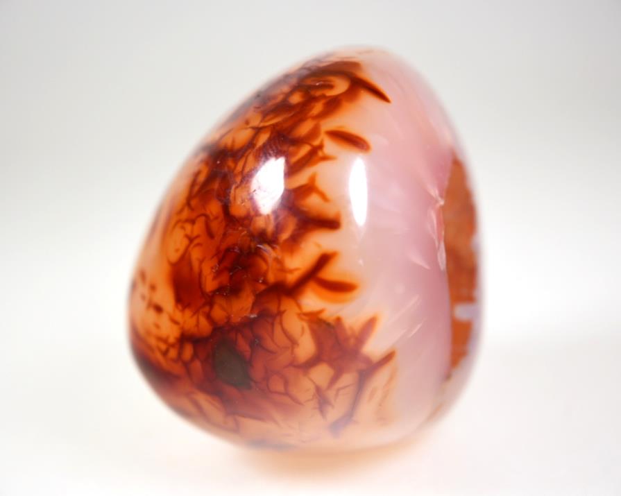 Carnelian Geode Crystal Pebble 6.3cm