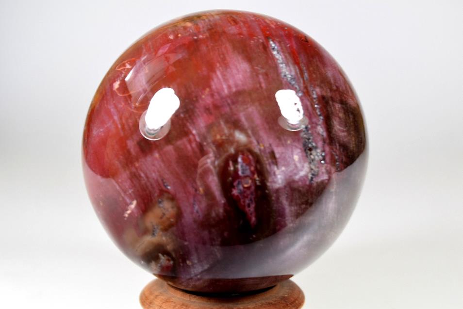 Fossil Wood Sphere Large 9.5cm