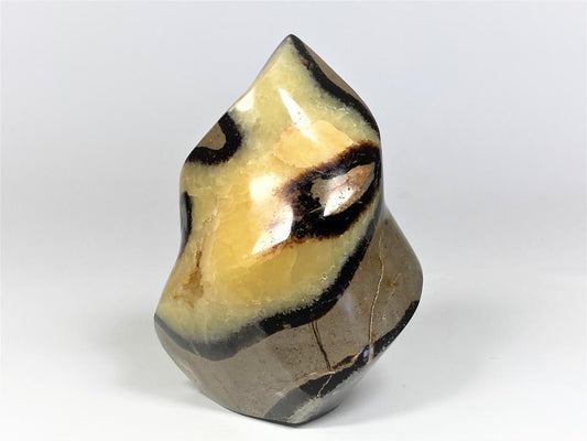 Yellow Septarian Crystal Flame Shape 11.5cm