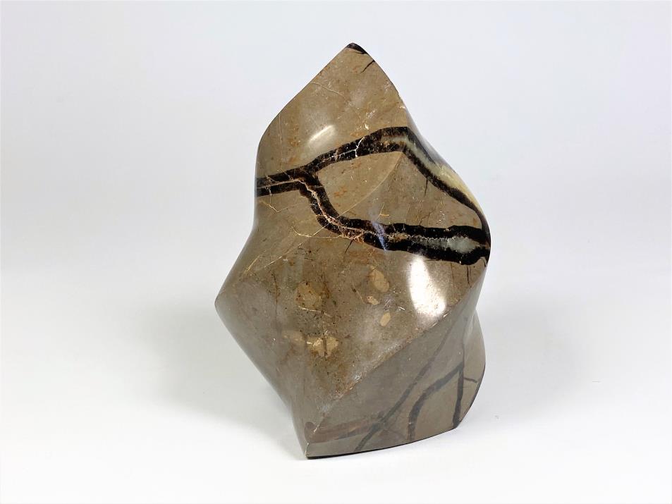 Yellow Septarian Crystal Flame Shape 11.5cm