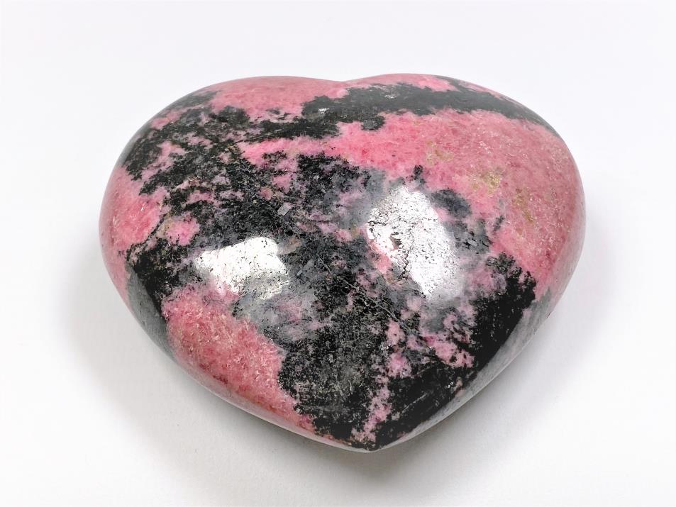 Rhodonite Crystal Heart Large 8.6cm