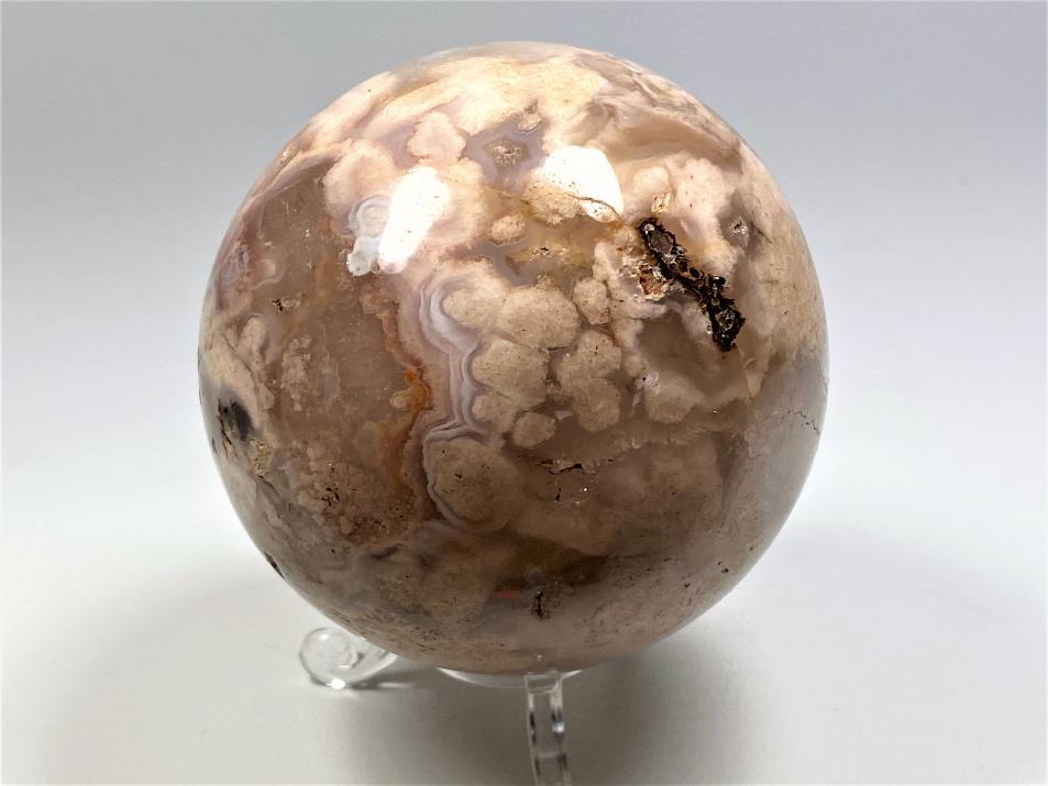 Cherry Blossom Agate Crystal Sphere 5.9cm