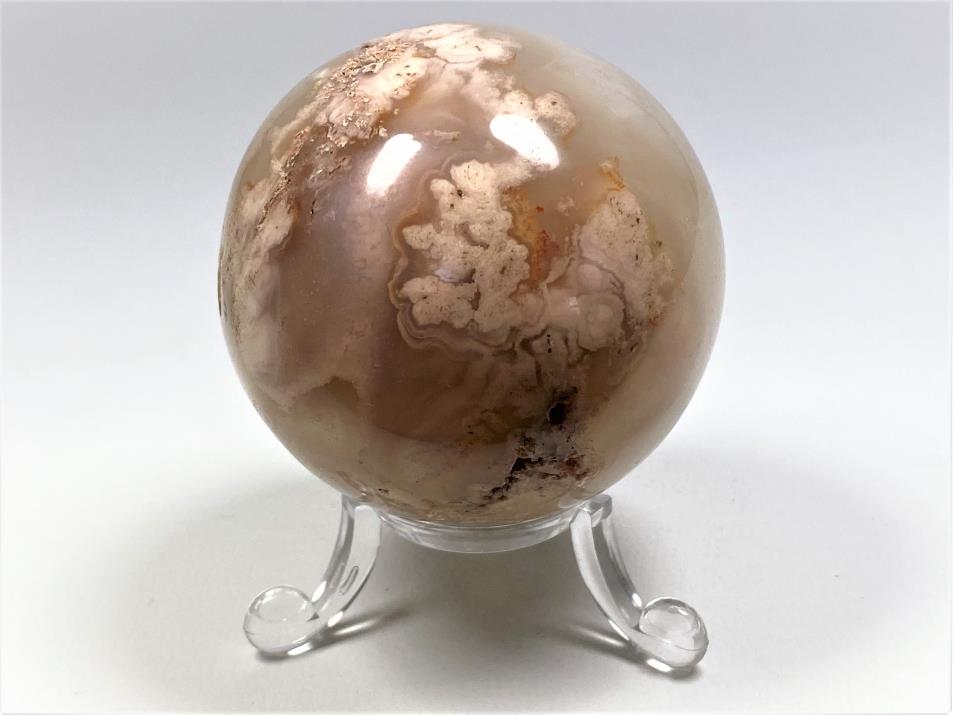 Cherry Blossom Agate Crystal Sphere 5.9cm