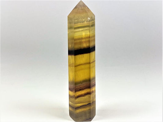 Yellow Fluorite Crystal Point 10.6cm