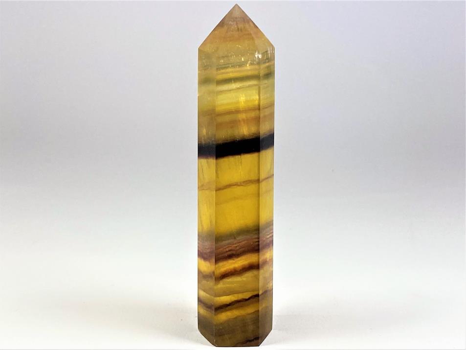 Yellow Fluorite Crystal Point 10.6cm