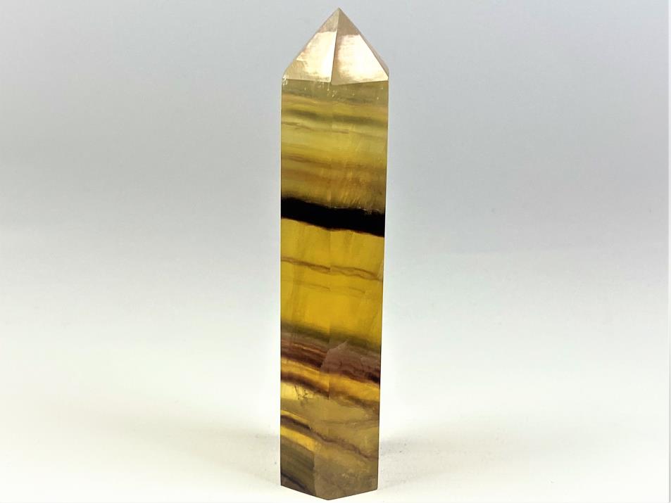 Yellow Fluorite Crystal Point 10.6cm