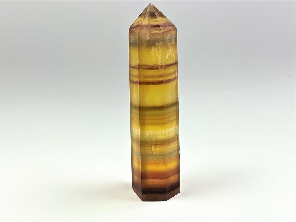 Yellow Fluorite Crystal Point 10cm