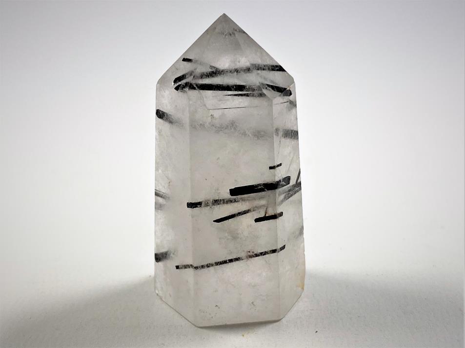 Quartz With Tourmaline Crystal Point 5.9cm