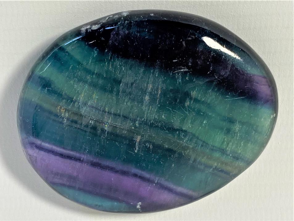 Rainbow Fluorite Crystal Pebble 6.6cm