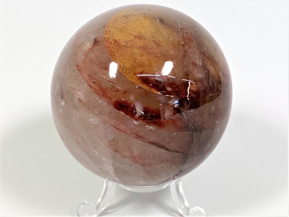 Hematoid Quartz Crystal Sphere 7.3cm