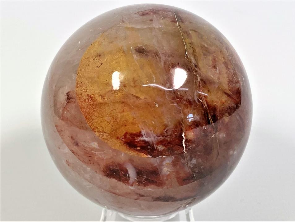 Hematoid Quartz Crystal Sphere 7.3cm