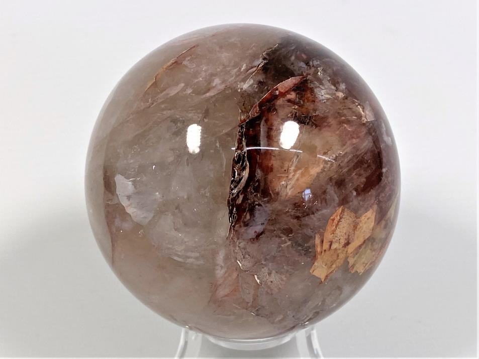 Hematoid Quartz Crystal Sphere 7.3cm