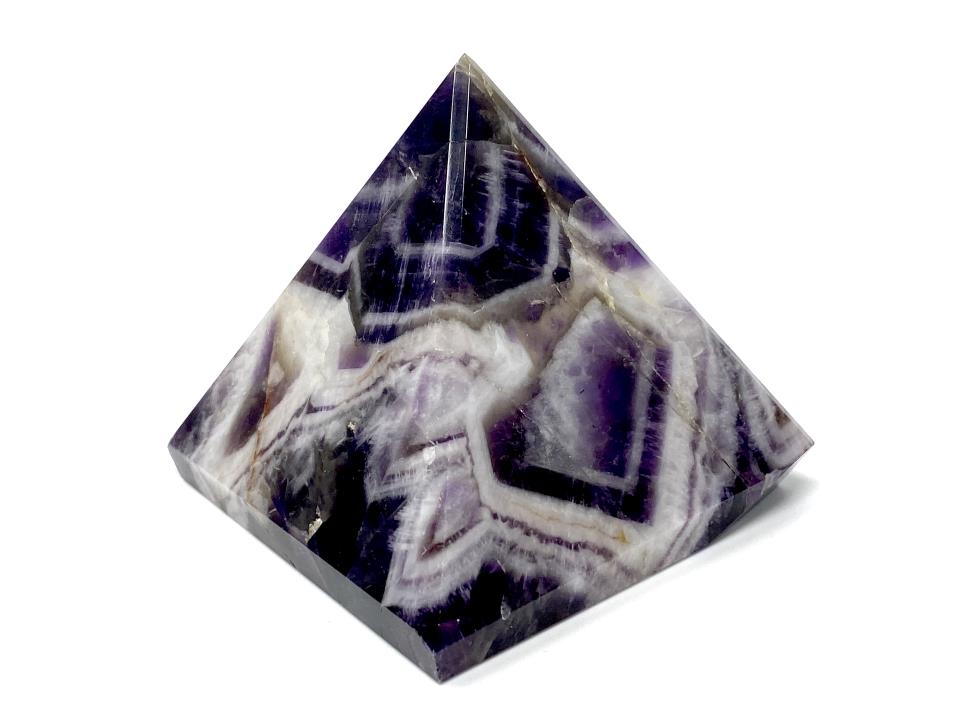 Chevron Amethyst Crystal Pyramid 6.1cm