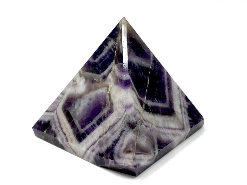 Chevron Amethyst Crystal Pyramid 6.1cm