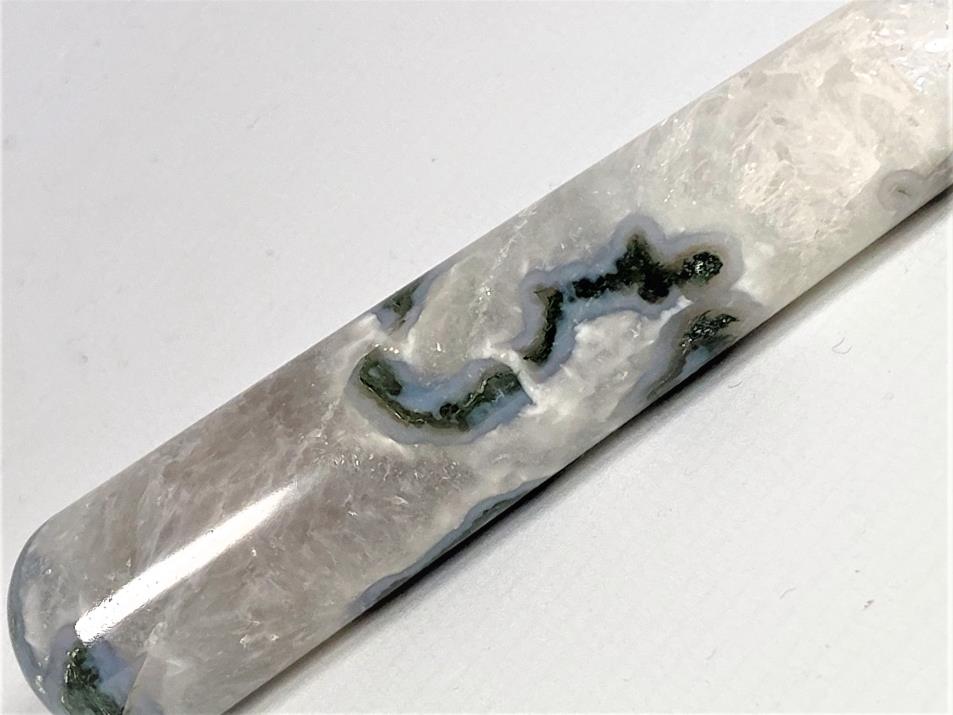 Moss Agate Crystal Massage Wand 11.2cm