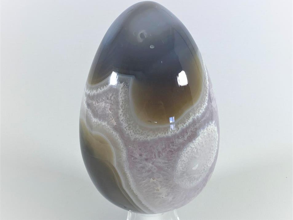 Amethyst Agate Crystal Egg Large 13.6cm