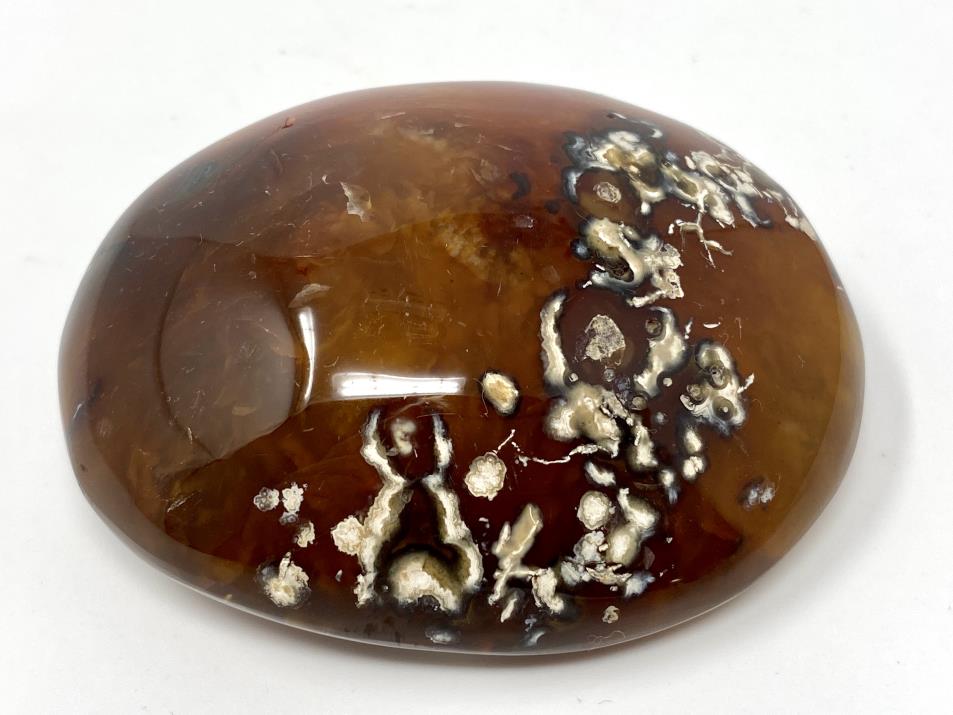 Carnelian Geode Crystal Pebble 7.5cm