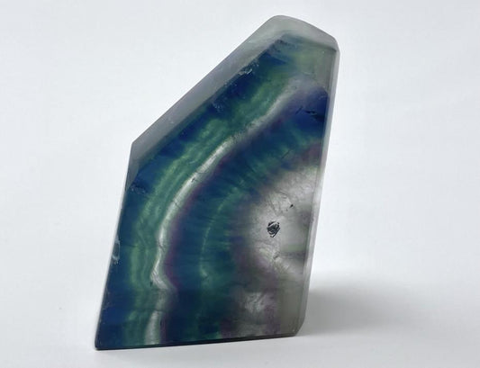 Rainbow Fluorite Crystal Freeform Large 11cm