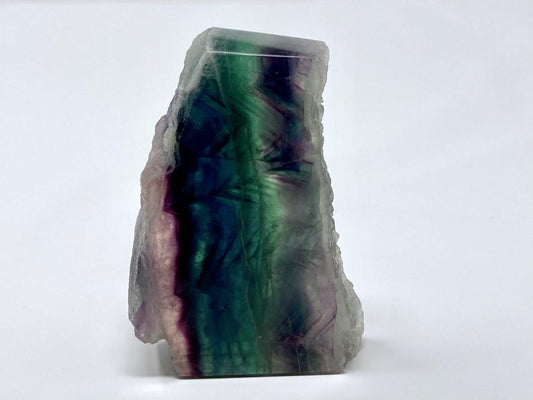 Rainbow Fluorite Crystal Wave Large 12.7cm