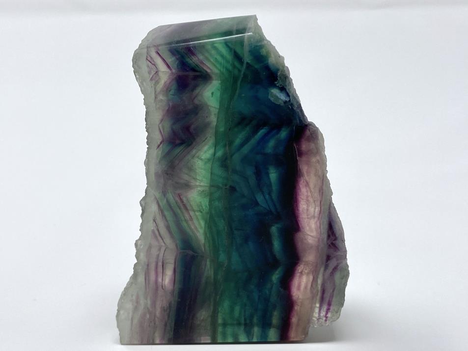 Rainbow Fluorite Crystal Wave Large 12.7cm