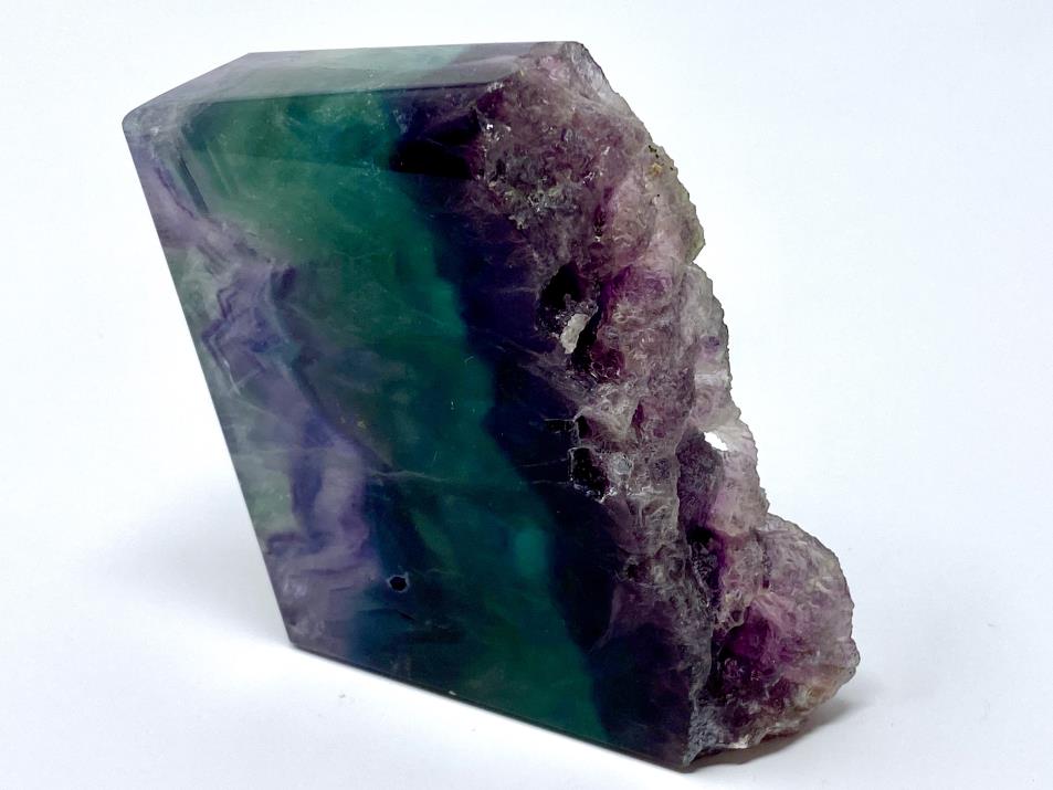 Rainbow Fluorite Crystal Wave 8.4cm