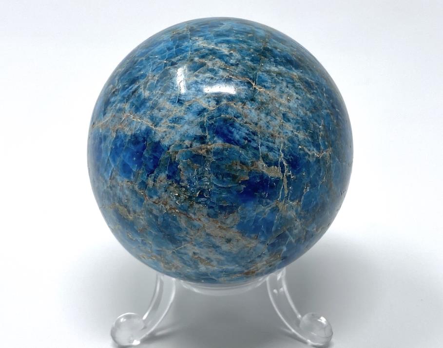 Blue Apatite Crystal Sphere 6.2cm