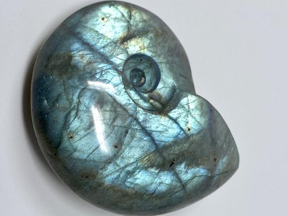 Labradorite Ammonite Crystal Carving 4.4cm