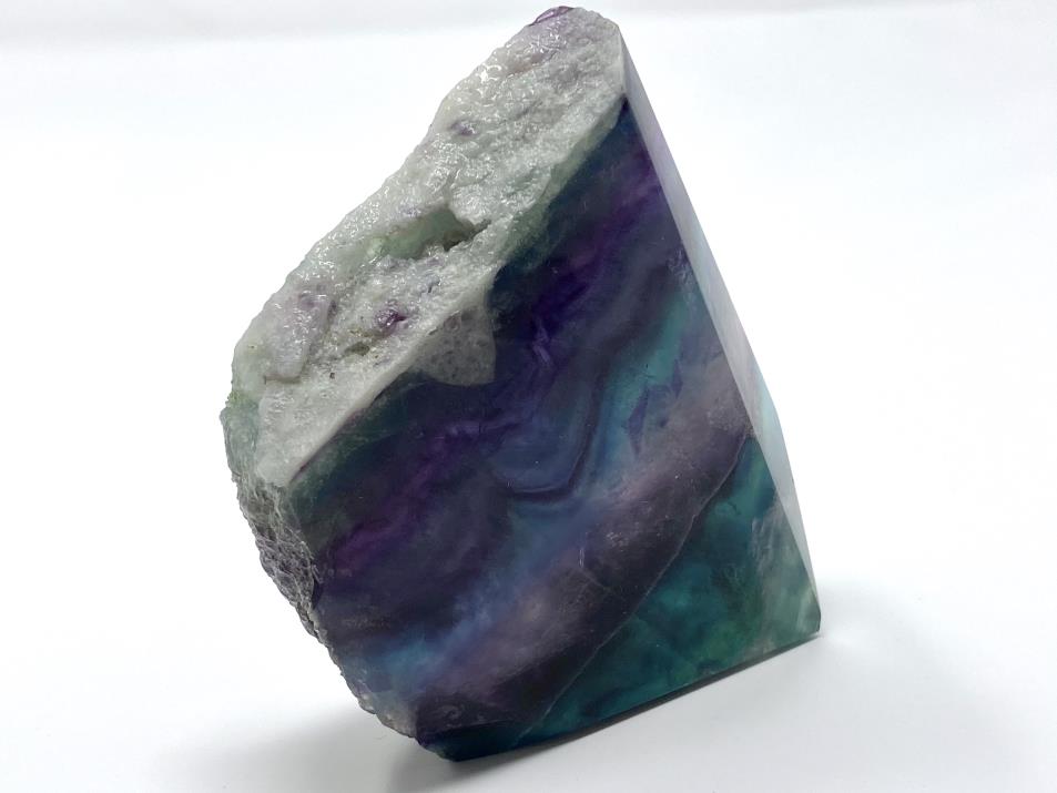 Rainbow Fluorite Crystal Wave 10.6cm