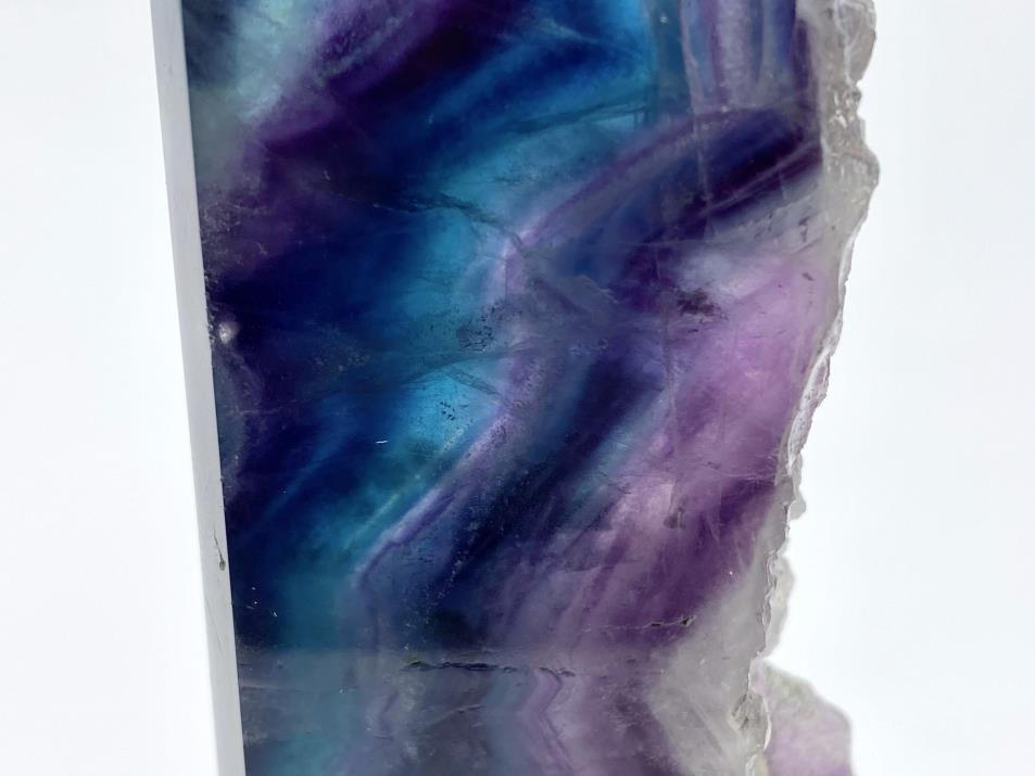 Rainbow Fluorite Crystal Wave Point Large 16cm