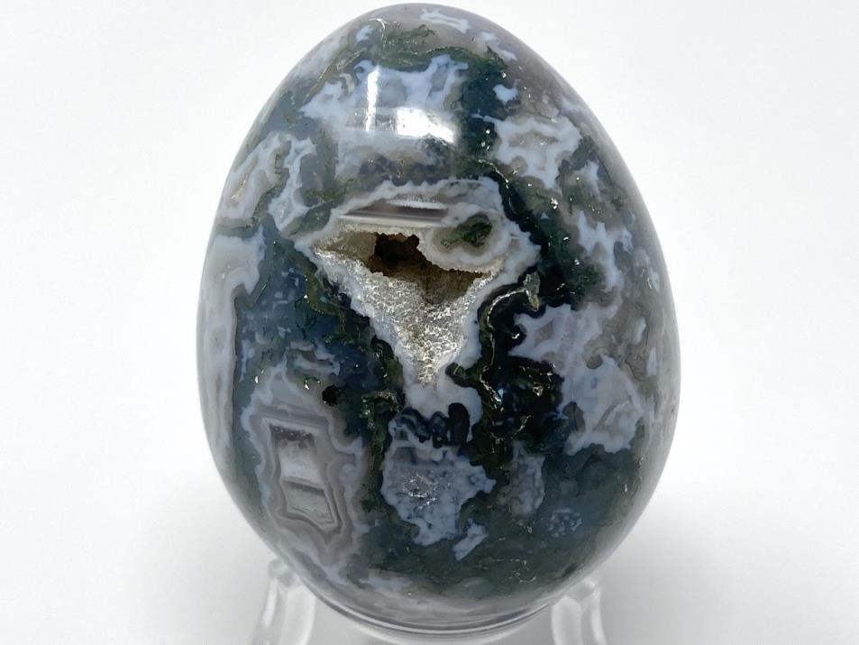 Moss Agate Crystal Egg 5.7cm