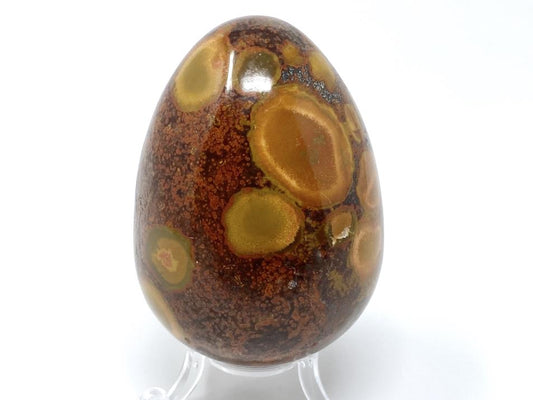 King Cobra Jasper Crystal Egg 8.3cm