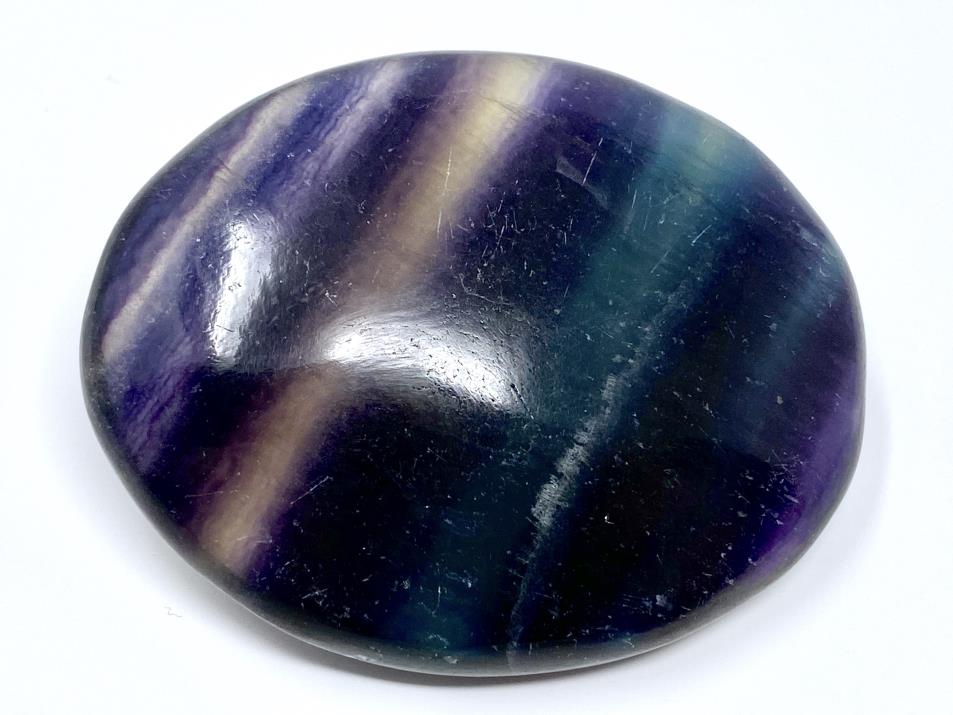 Rainbow Fluorite Crystal Pebble 6.3cm