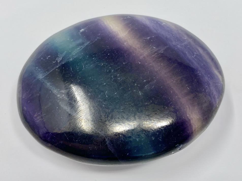 Rainbow Fluorite Crystal Pebble 6.3cm