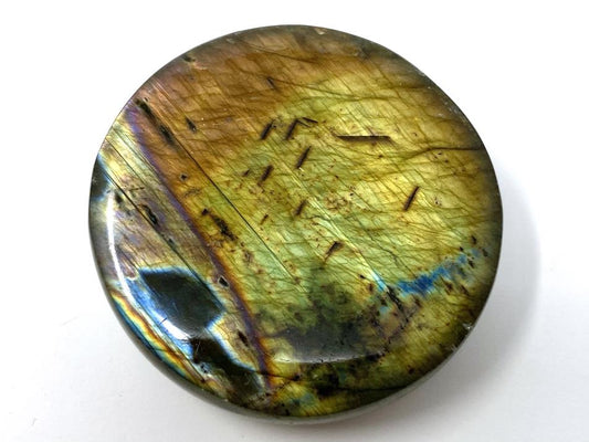 Labradorite Round Crystal Cabochon 3.8cm