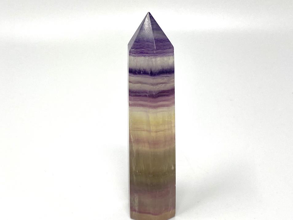 Rainbow Fluorite Crystal Point 11cm