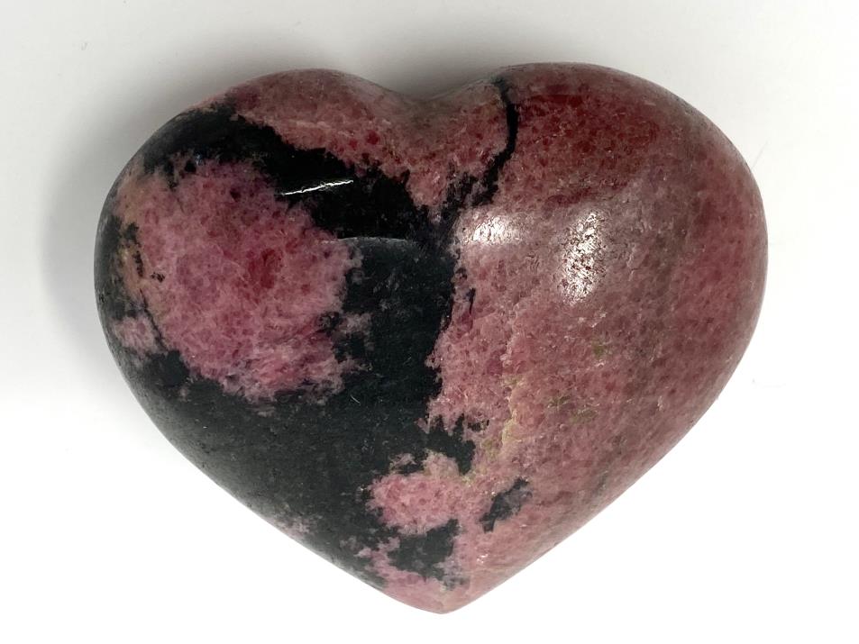 Rhodonite Crystal Heart 7.5cm