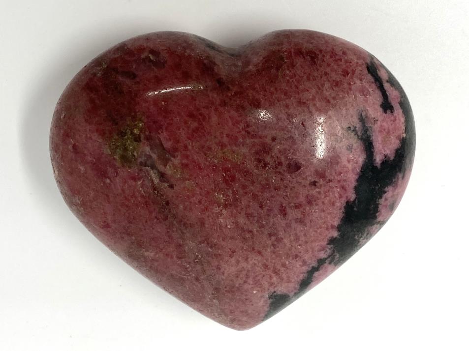 Rhodonite Crystal Heart 7.5cm