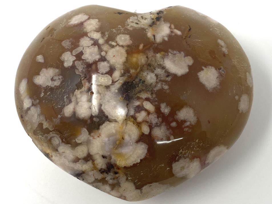 Cherry Blossom Agate Crystal Heart Large 9.2cm