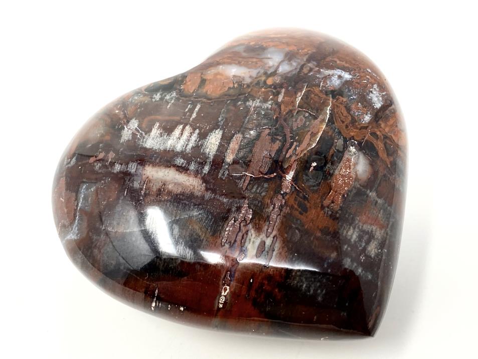 Fossil Wood Heart 6.5cm