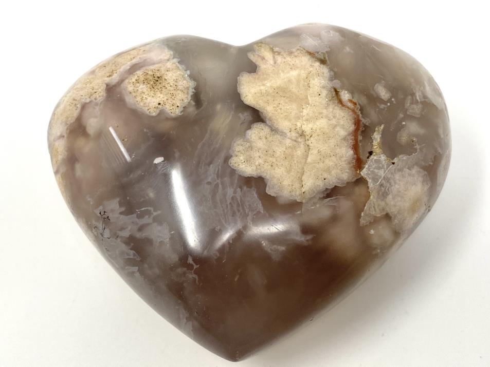 Cherry Blossom Agate Crystal Heart 8cm