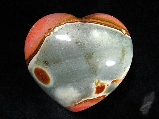 Polychrome Jasper Crystal Heart 7cm