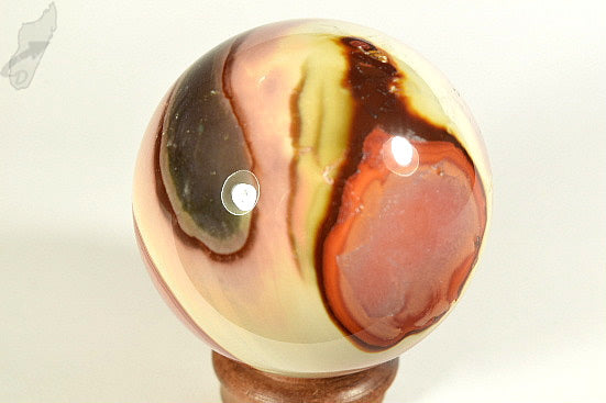 Polychrome Jasper Crystal Sphere 6.4cm