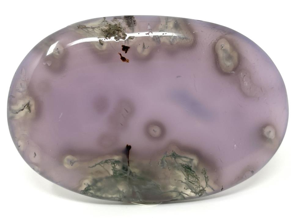 Purple Moss Agate Crystal Pebble 6.2cm