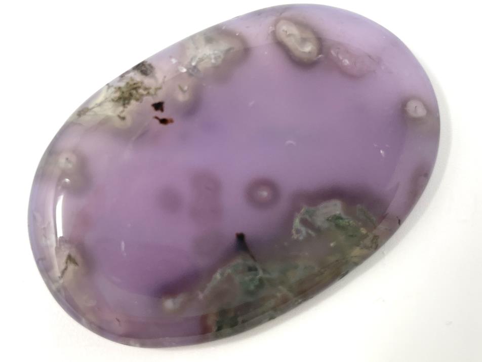 Purple Moss Agate Crystal Pebble 6.2cm