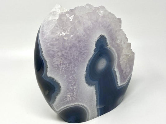 Amethyst Agate Crystal Freeform Very Large 23cm